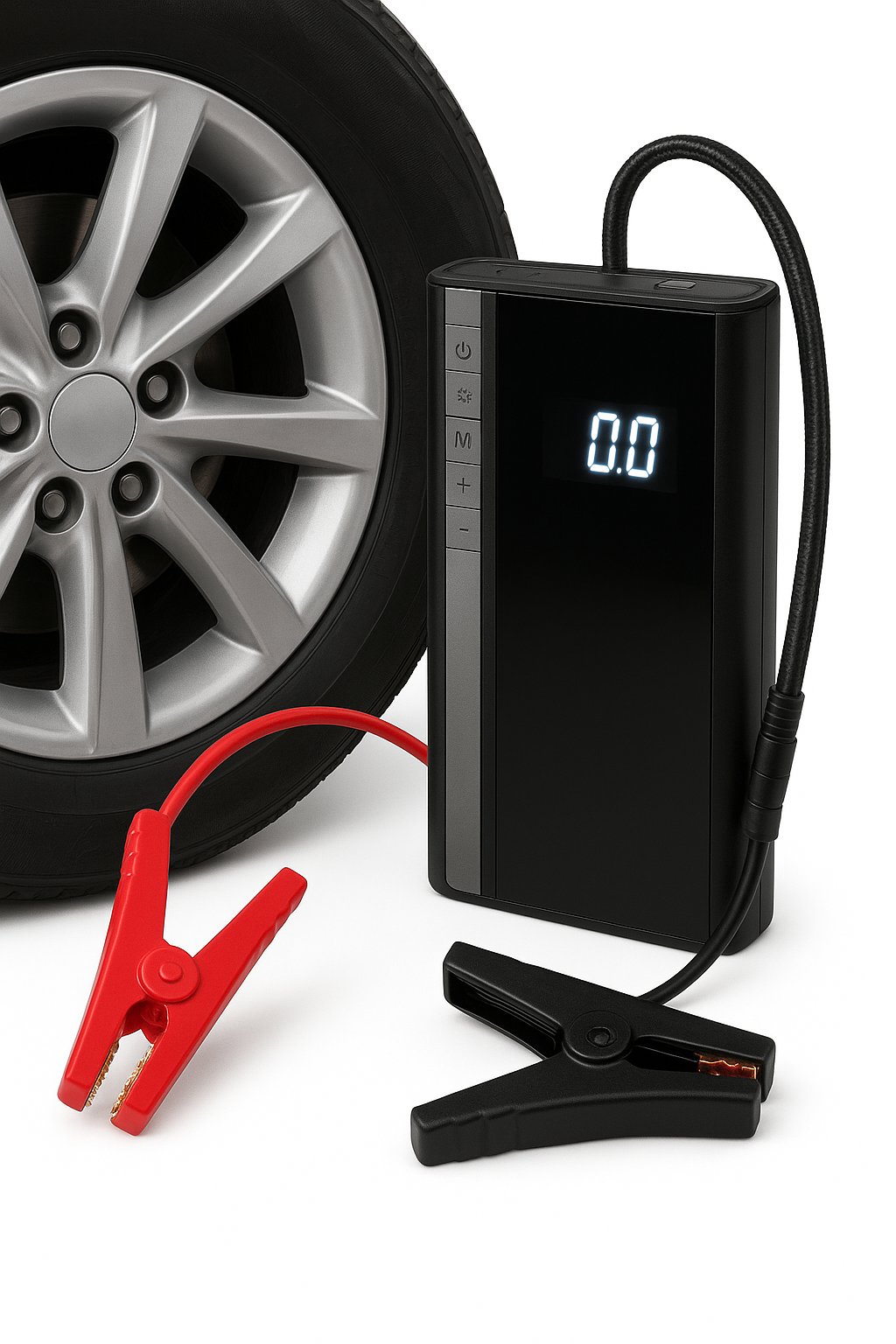 🚗 Compresor de Aire + Arrancador 2 en 1 | Tu solución inmediata en carretera
